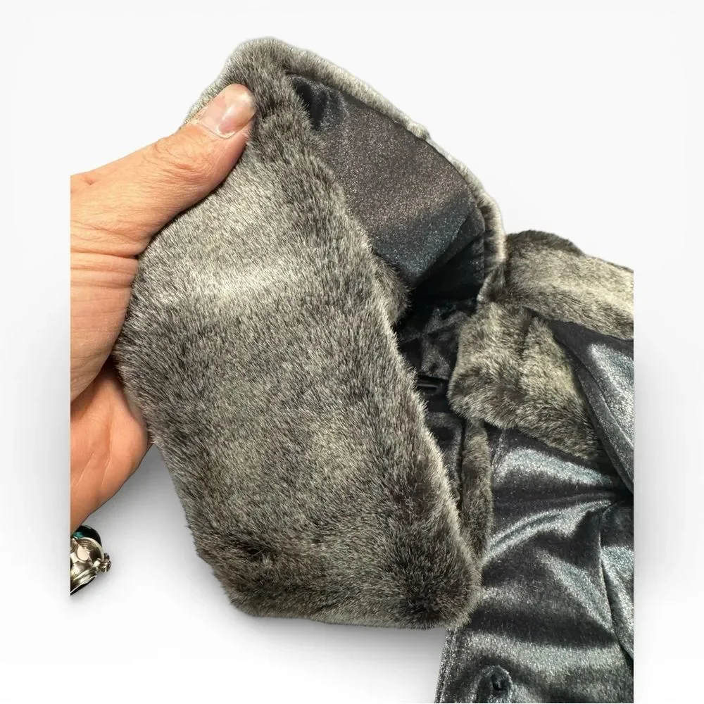 AVON Vintage Gray Women's Gloves and Headband Set